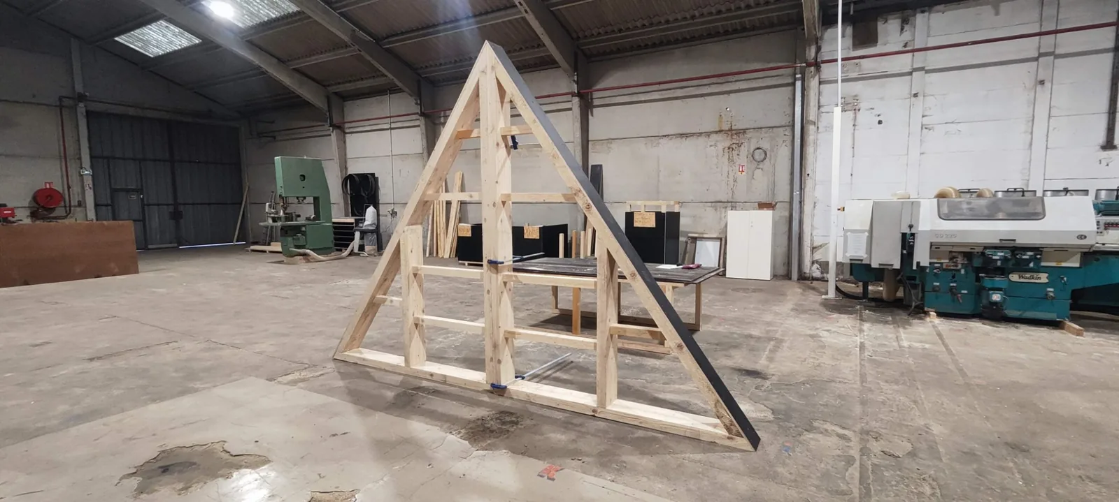 Mannequin de coffrage en atelier